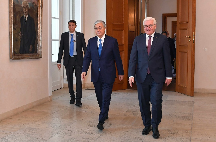 Касым-Жомарт Токаев провел переговоры с Федеральным Президентом Германии