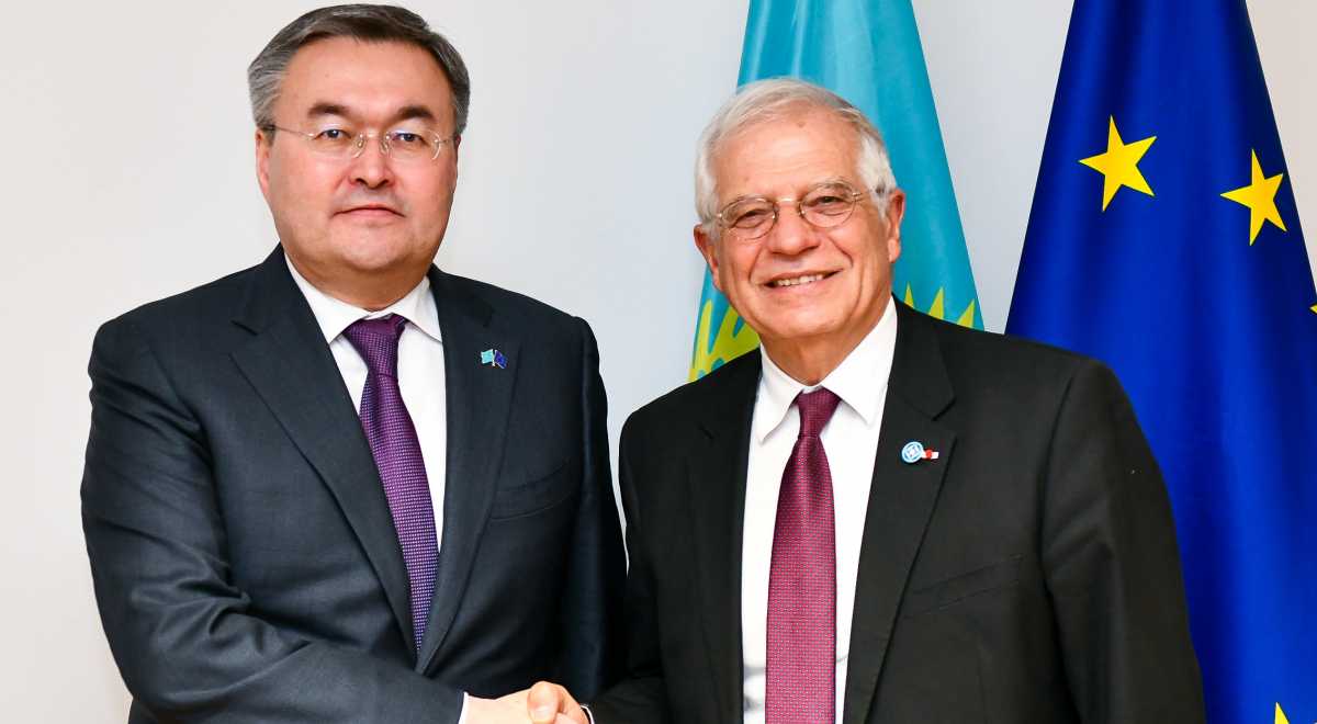 Министр иностранных дел встретился с Жозепом Борреллом